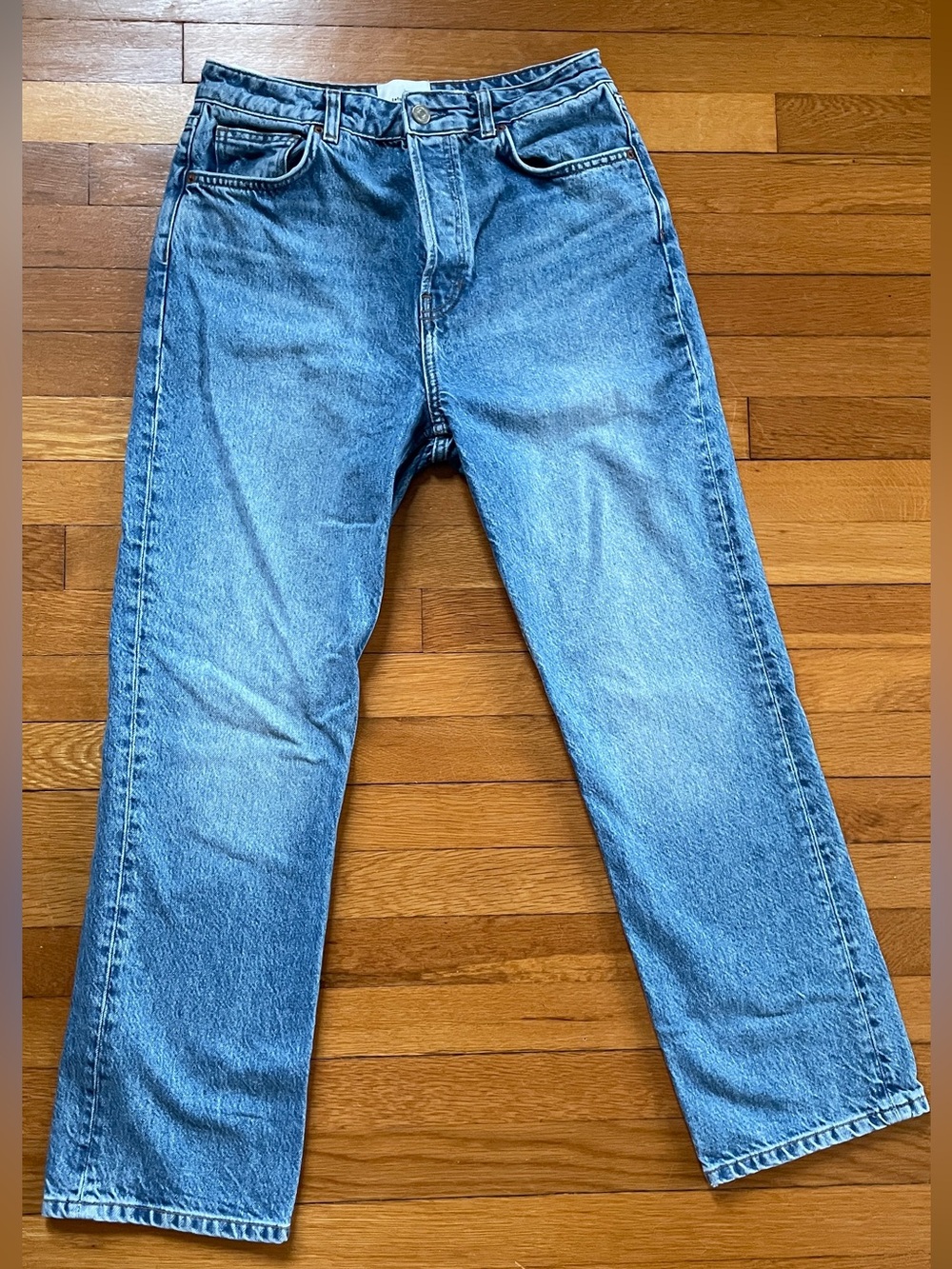 REFORMATION // Cynthia High Rise Straight Jeans size 29 short - Colorado wash - Picture 8 of 16